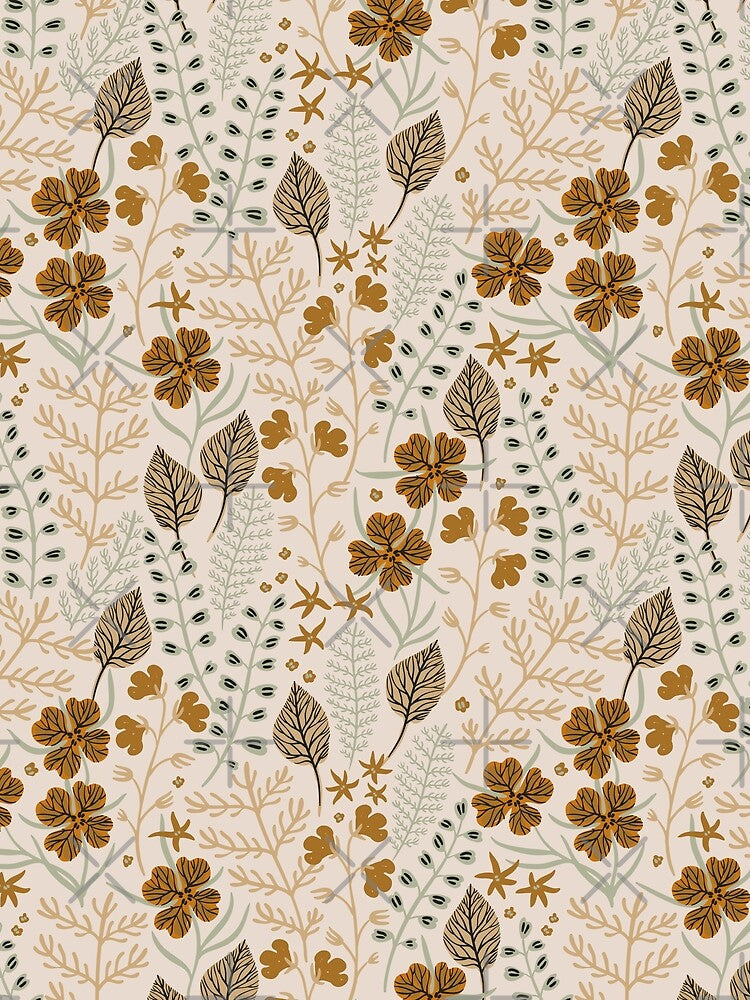 Light floral pattern by AllPrintsAndArt
