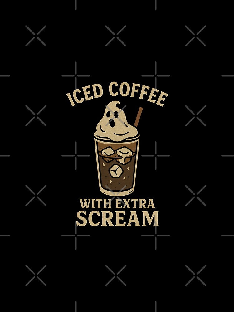 ICED COFFEE WITH EXTRA SCREAM by DemureArtsy