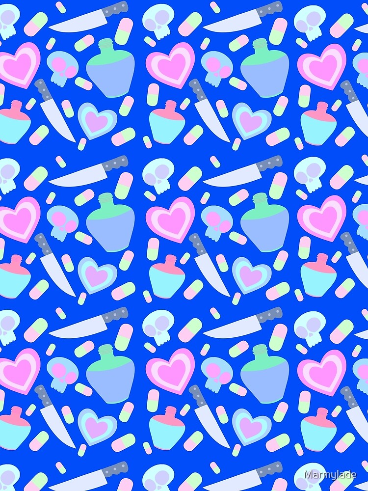 Pastel Goth Pattern by Marmylade