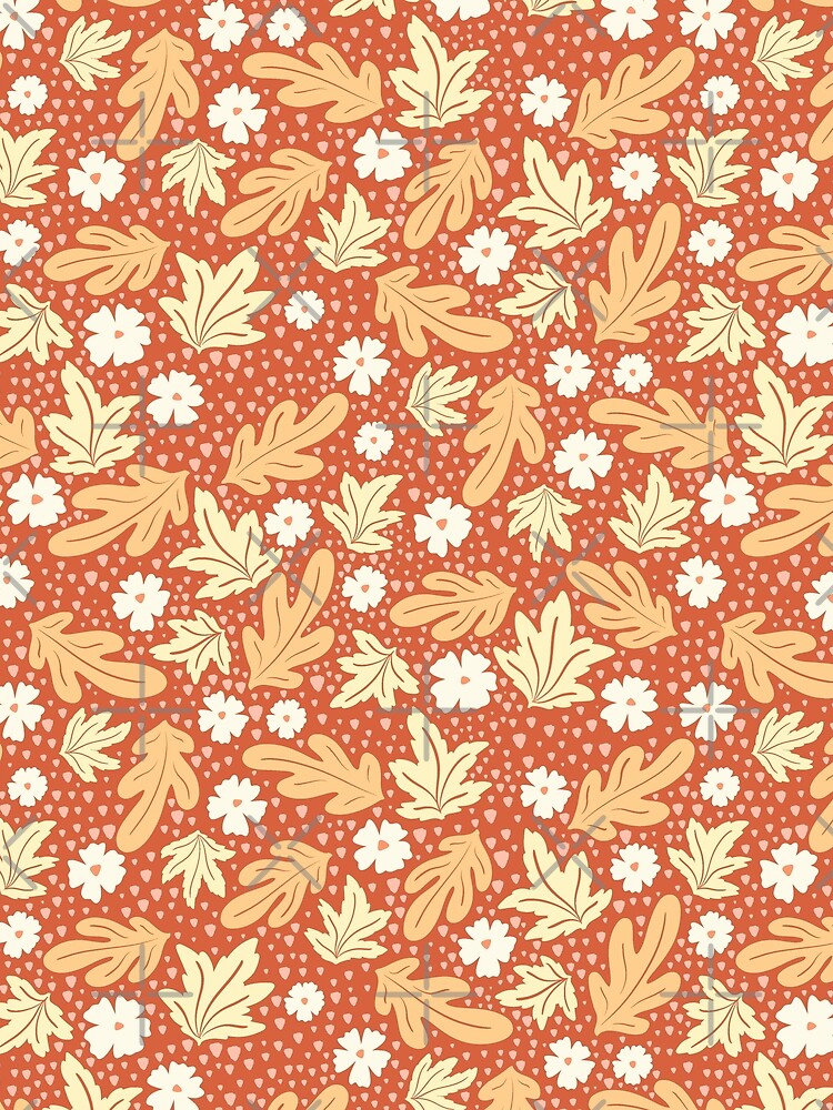 Fall Floral Design – Cozy Autumn Botanical by JVCreative