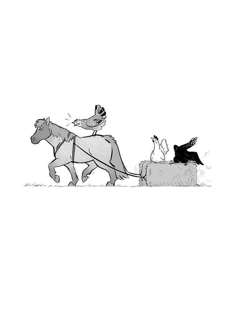 BAWKtober Hayride by MakennaMadeThis