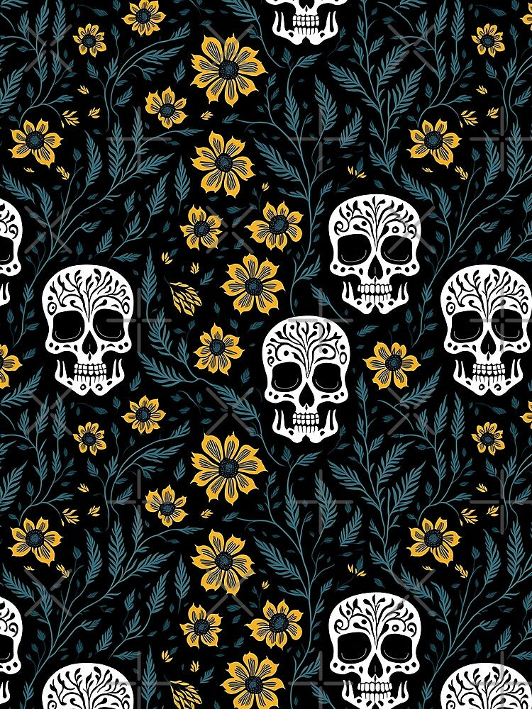 Día de los Muertos - Seamless Pattern by MtWoodsonSales