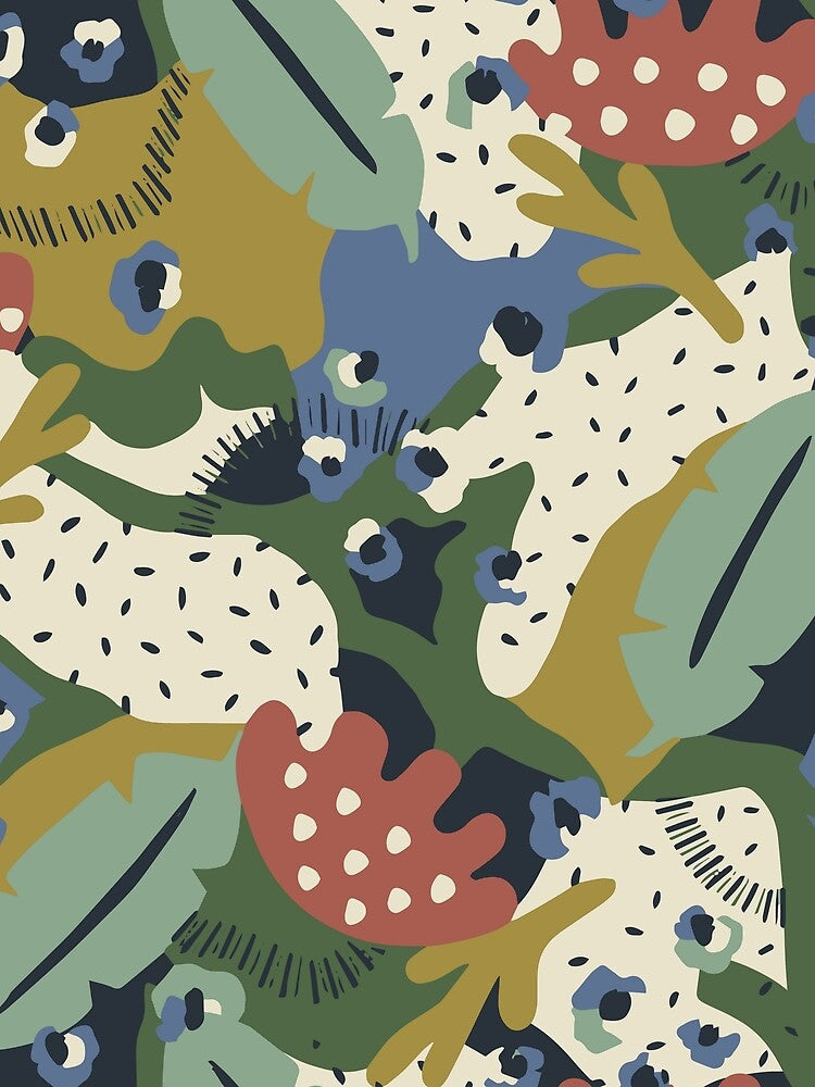 Beautiful Fall Tropical Floral by pugmom4