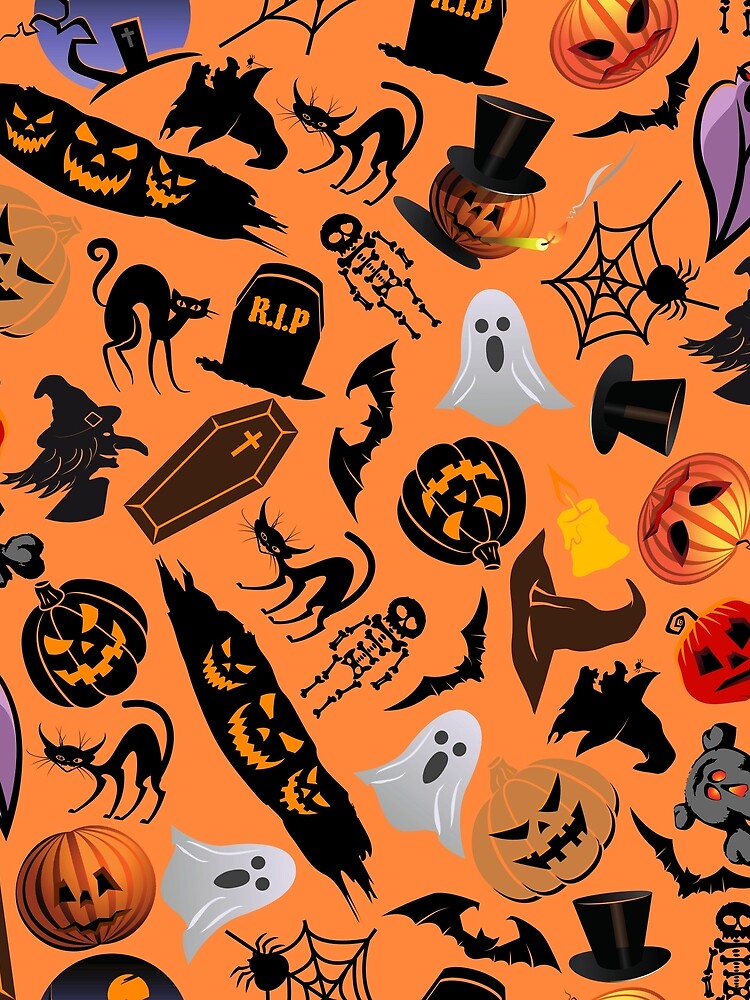 Halloween season pattern by Hoetoons