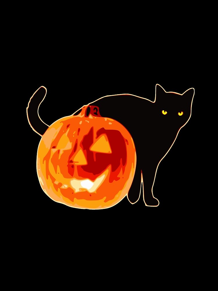 Halloween black cat by Catspeople