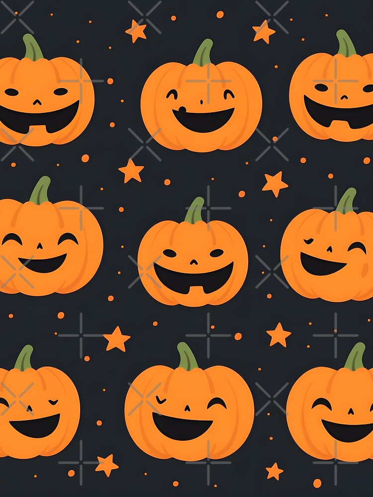 Smiley Pumpkin Halloween by StudioThink