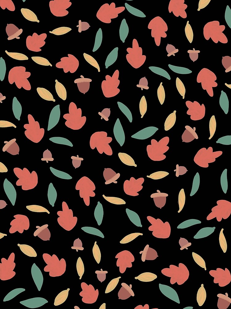 Fall Leaves and Acorns Pattern by WildeandCo
