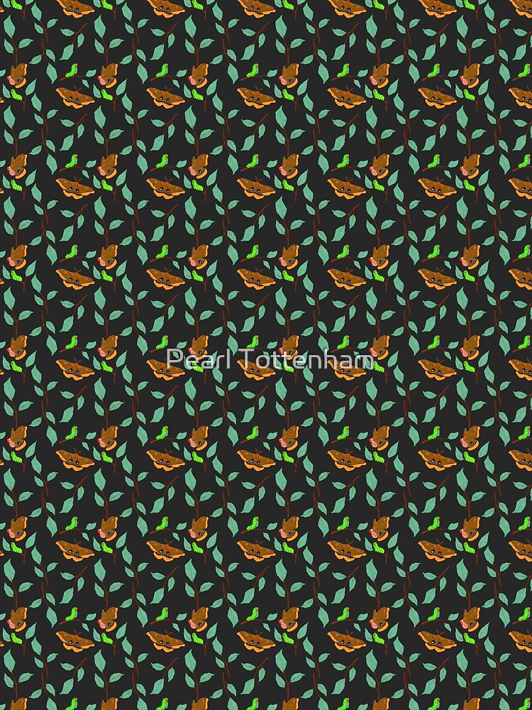 Moths pattern by Pearl Tottenham