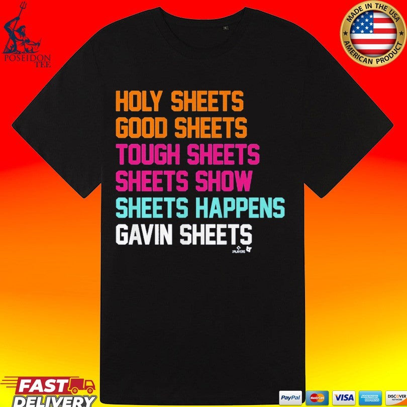 Gavin Sheets Holy Sheets Good Sheets Tough Sheets Sheets Show Sheets Happens Sheets List