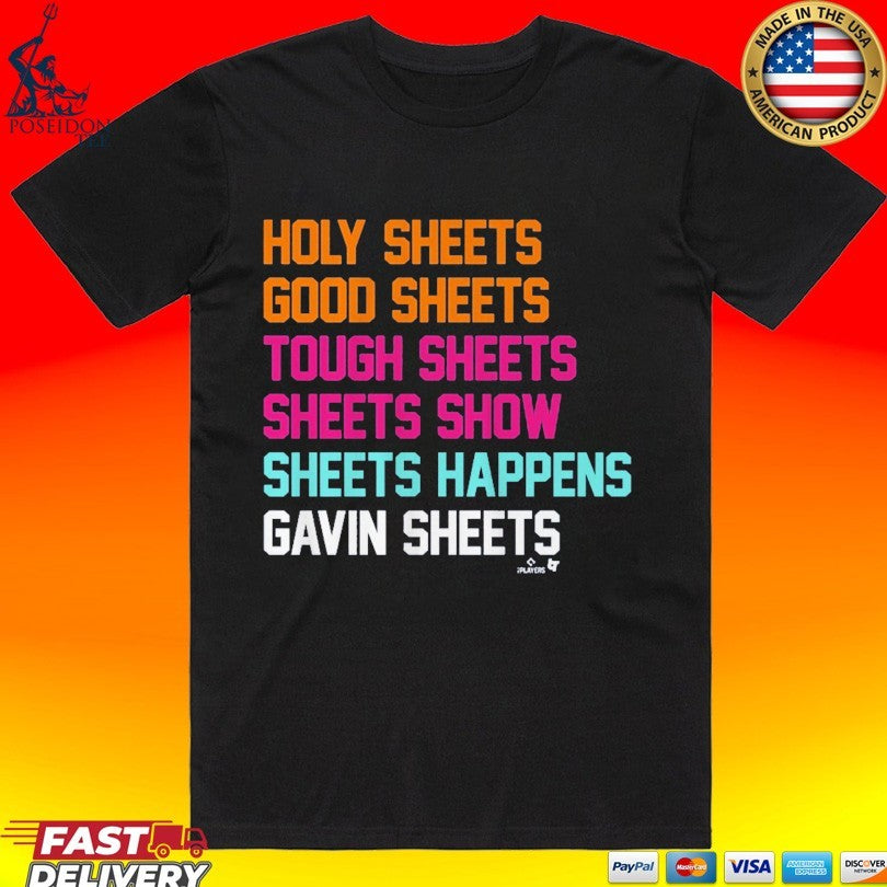 Gavin Sheets Holy Sheets Good Sheets Tough Sheets Sheets Show Sheets Happens Sheets List