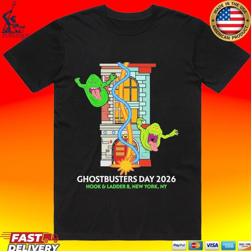 Ghostbusters Day 2026 Hook & Ladder 8 Nyc Fan Gear Unisex