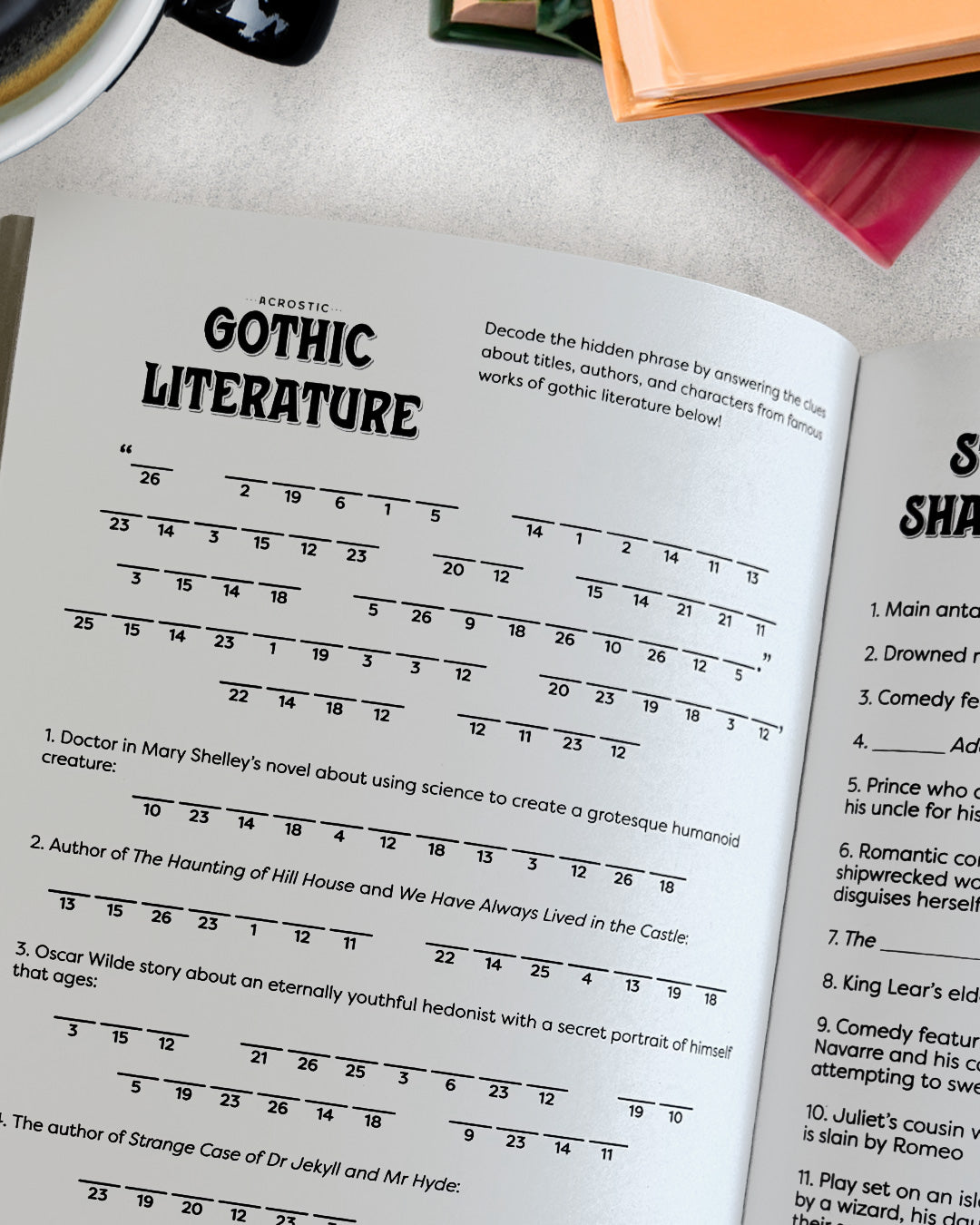 Once Upon a Time: A Literary Activity Book for Adults