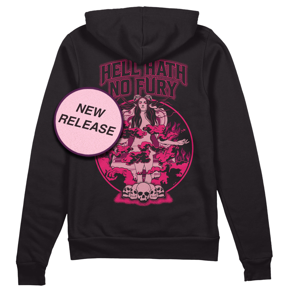 Hell Hath No Fury Zip Up Hoodie