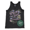 Unisex Home is Where the Heart is Buried Under a Floorboard Tank Top