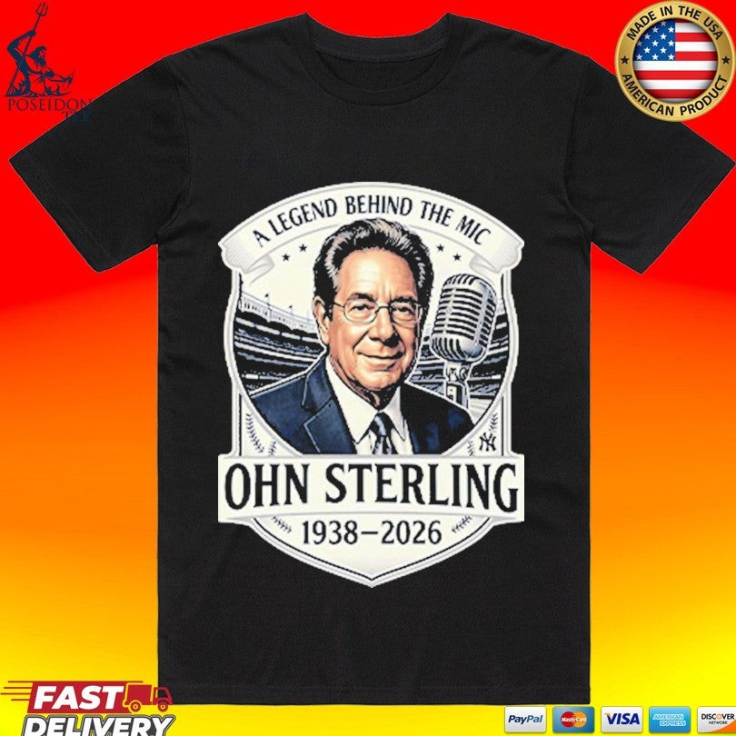 John Sterling A Legend Behind The Mic 1938-2026 Unisex