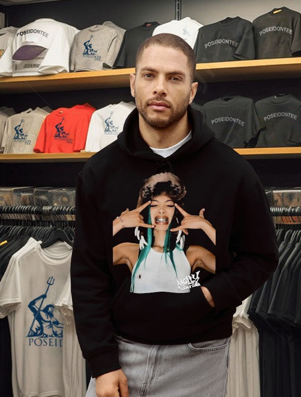 Molly Santana Teal Hair Streetwear Unisex
