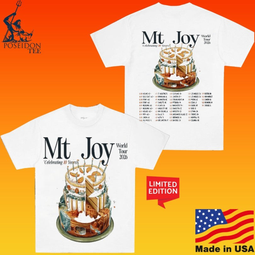 Mt. Joy Celebrating 10 Years World Tour 2026 Unisex
