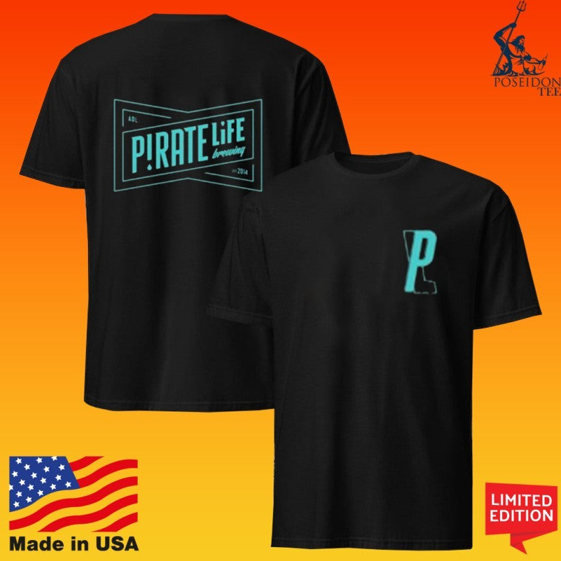Pirate Life Brewing Bow Tie Black & Teal Unisex