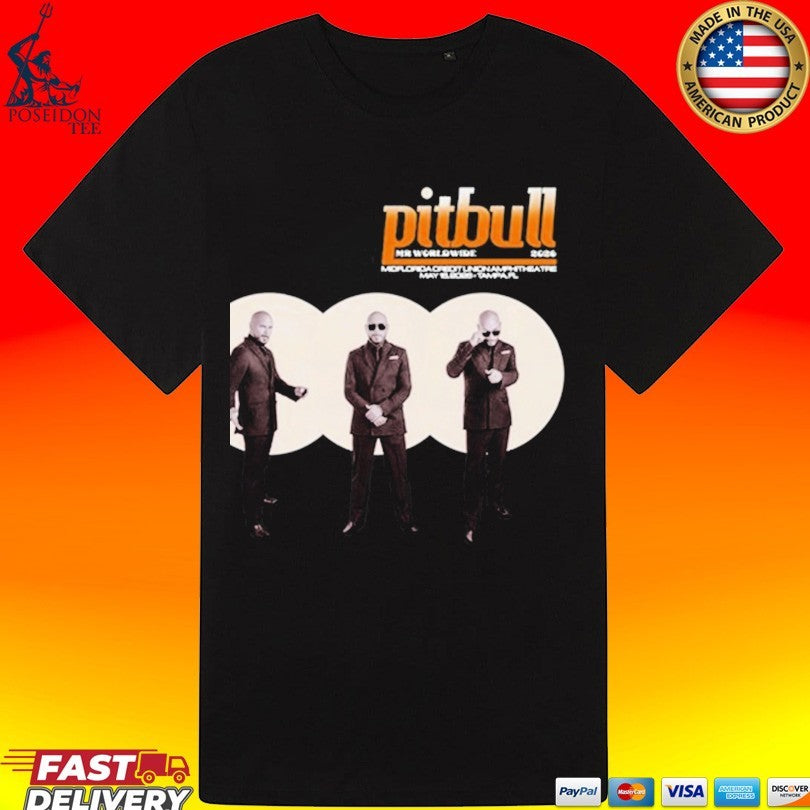 Pitbull Tour Tampa Fl May 16 2026 Unisex