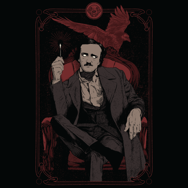 'Poe and the Raven' Shirt Unisex