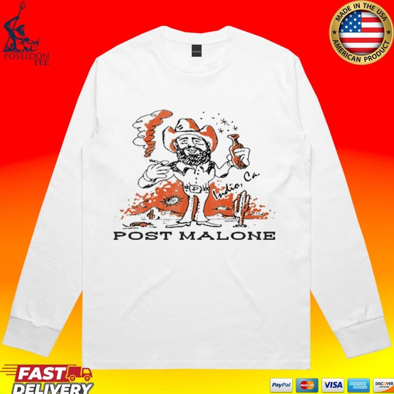 Post Malone Cartoon Ringer Unisex