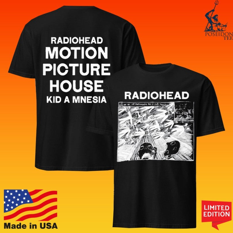 Radiohead Motion Picture House Kid A Mnesia Unisex