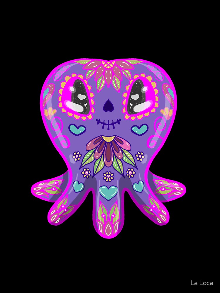 Kawaii Sea Sugar Skull Animal by La Loca