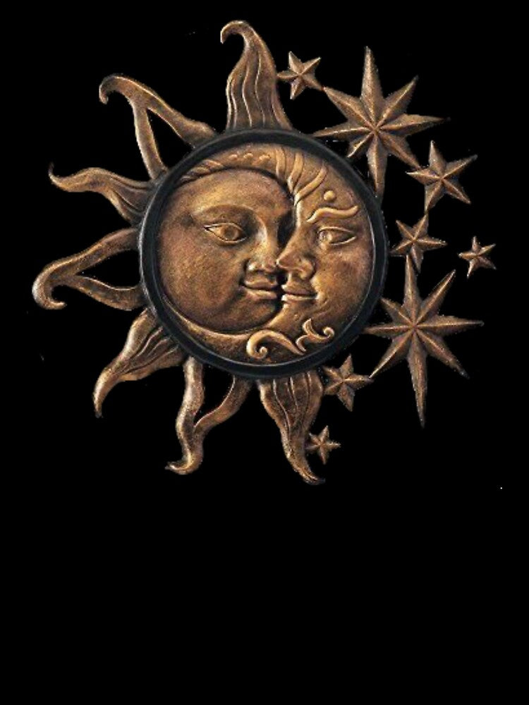 sun and moon 90s whimsygoth by BrontesWhimsyStore