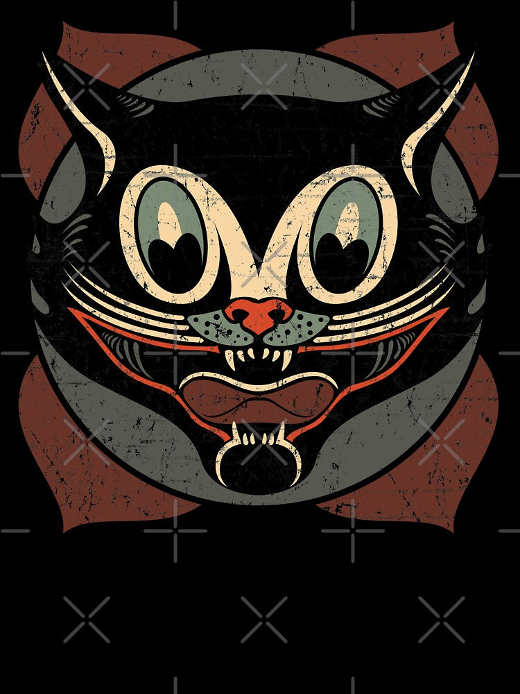HW Smiling Black Cat by HexOne