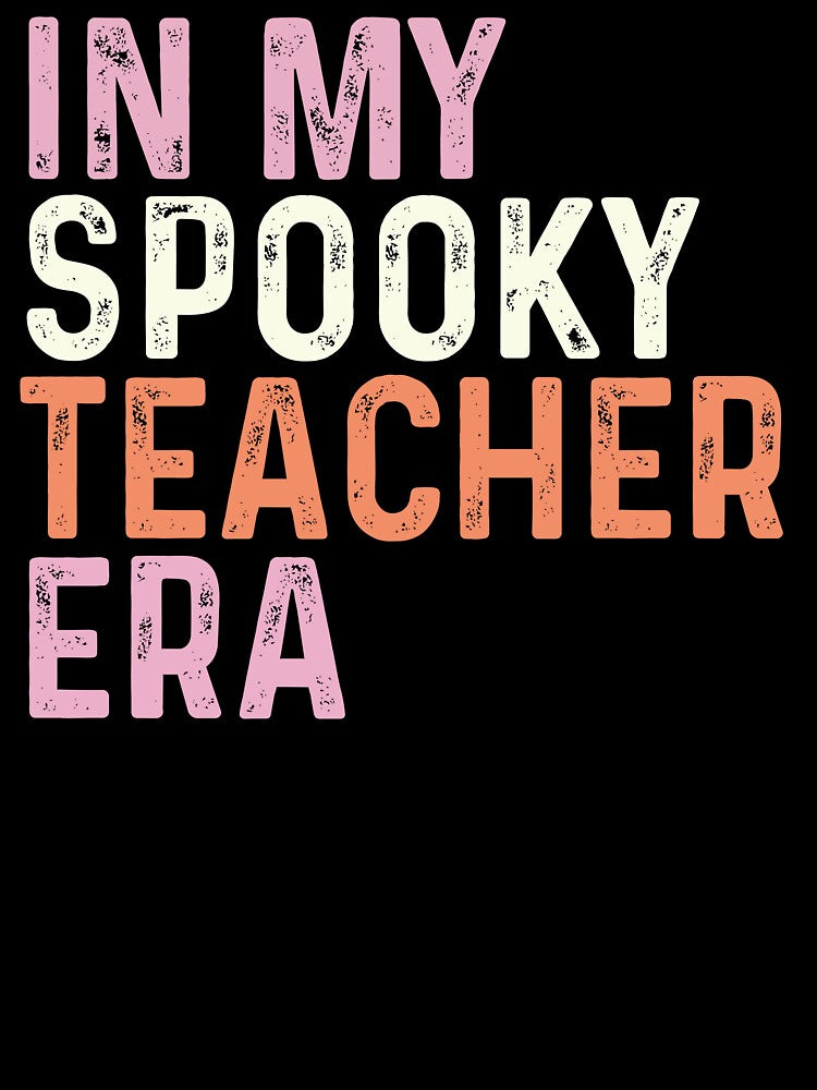 In My Spooky Teacher Era Shirt Halloween Gift for Teachers and Women, Spooky Teacher Fall Sweatshirt for Moms, Teachers, and Coworkers, Fall Decor & Gift Idea for Women Educators by Noe Mill