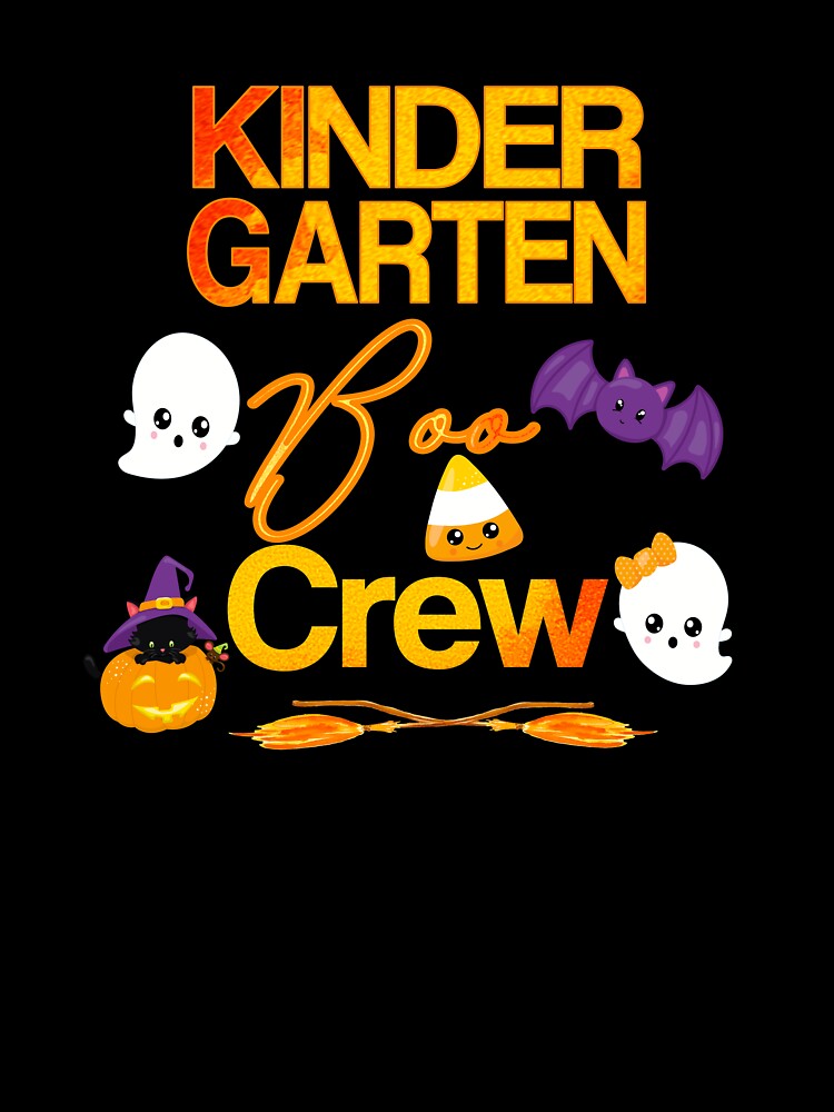 Halloween Kindergarten  Cute Boo Crew For Teacher & Kids by Sapphire Star