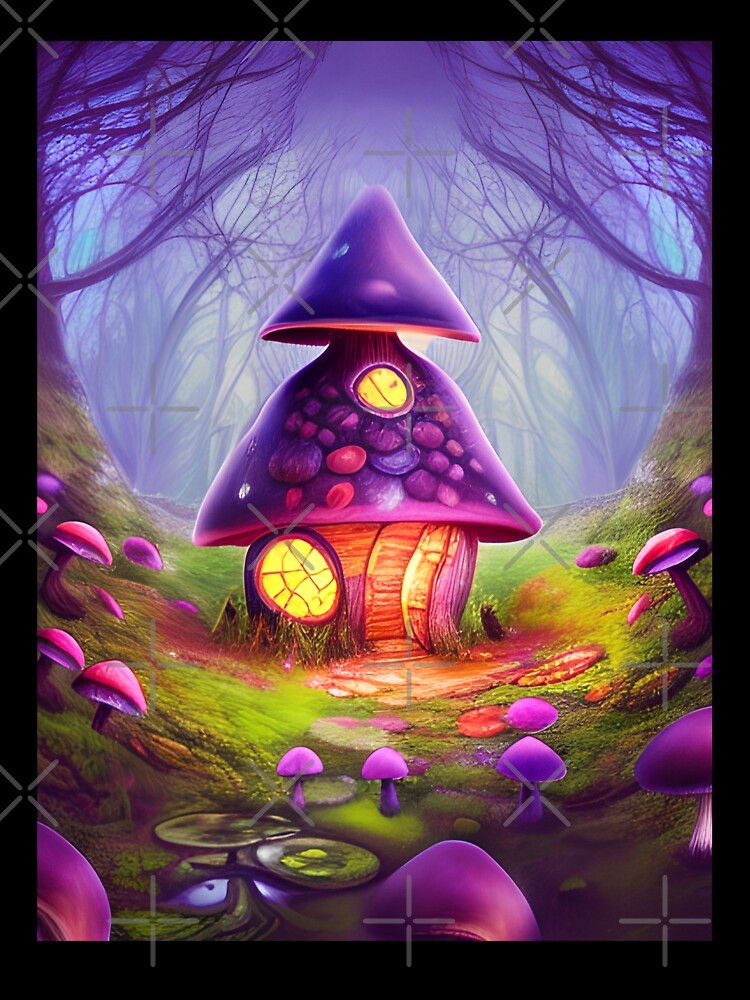 Magical Mushroom House by GoodaBeing