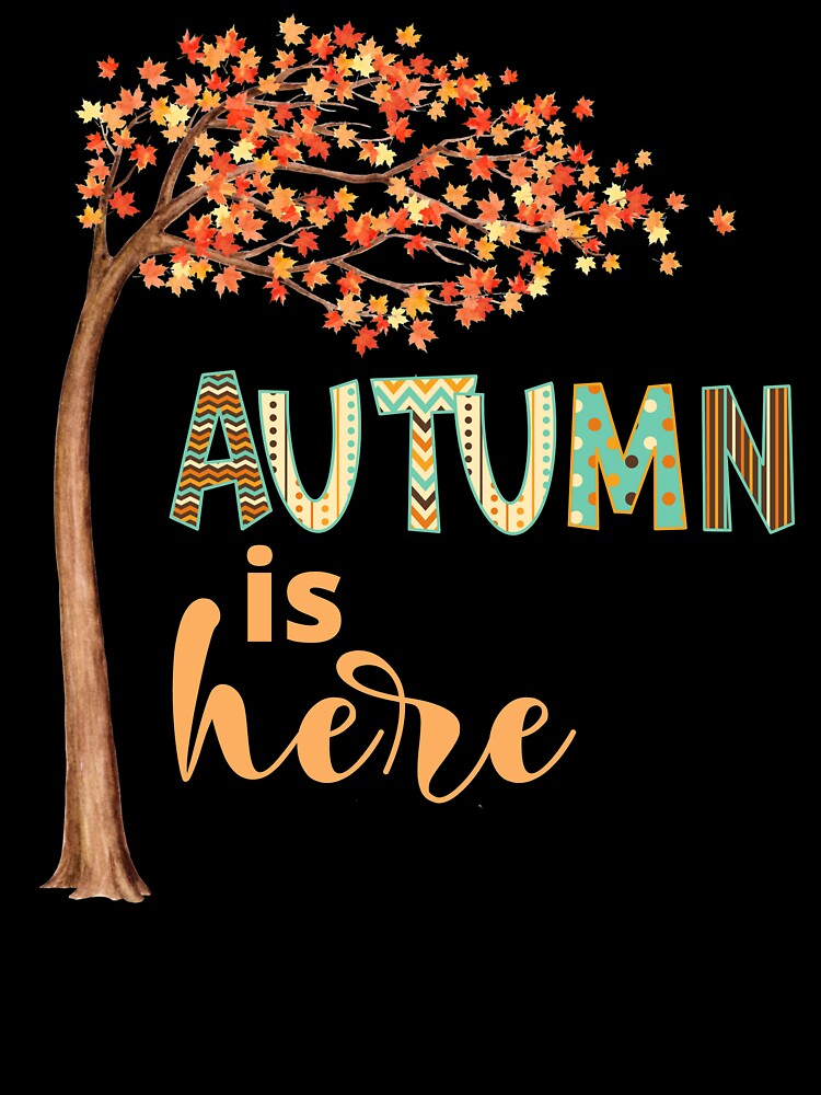Autumn is here, fall tree design by FayNdesigns