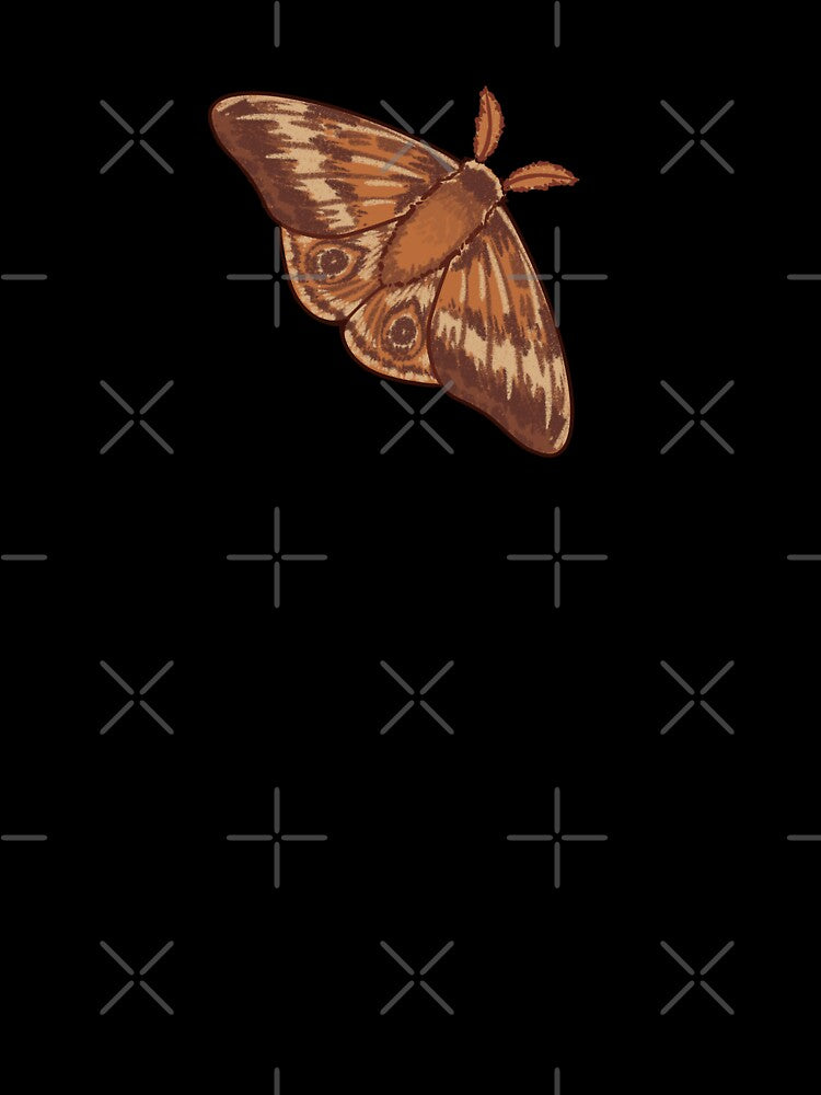 Brown Cottagecore Moth by Somewhere in the Sea