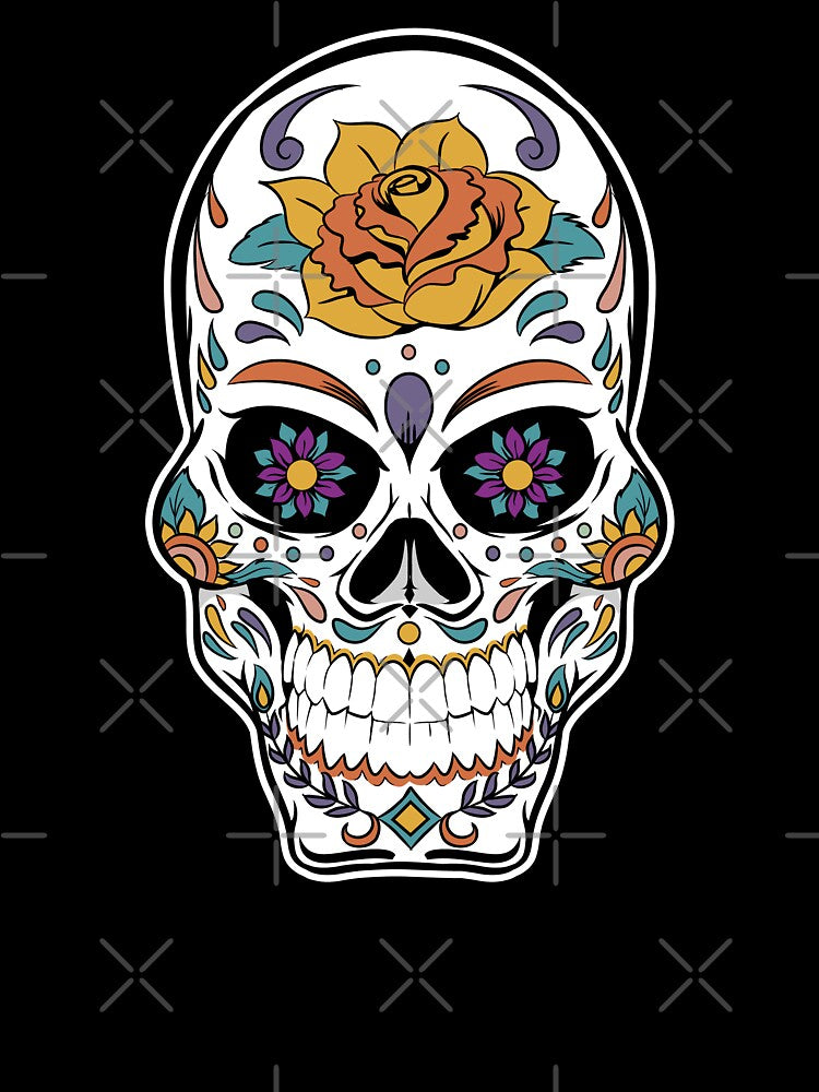 Dia de los Muertos Skull Art by styleuniversal