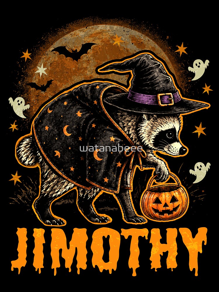Jimothy Raccoon Halloween Spooky Season by watanabeee