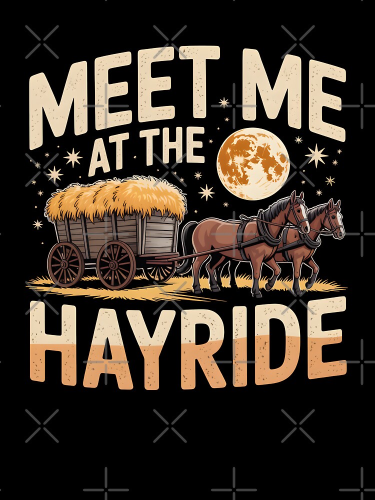 Meet Me at the Hayride - Charming Fall Adventure Design by Jollys-ArtShop