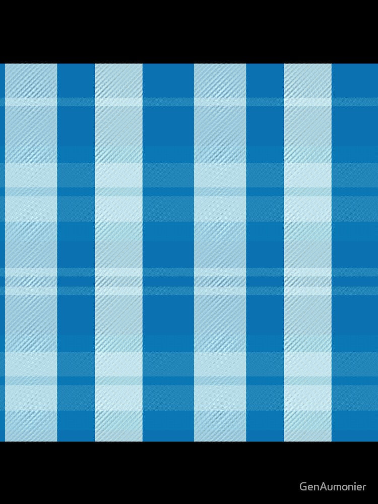 Winter Aesthetic Evander 1 Hand Drawn Textured Plaid Pattern by GenAumonier