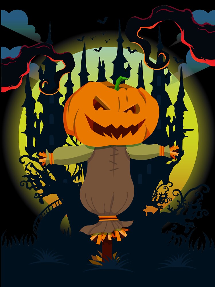 Halloween Scarecrow Pumpkin Decorations Design by LovingYou-Co