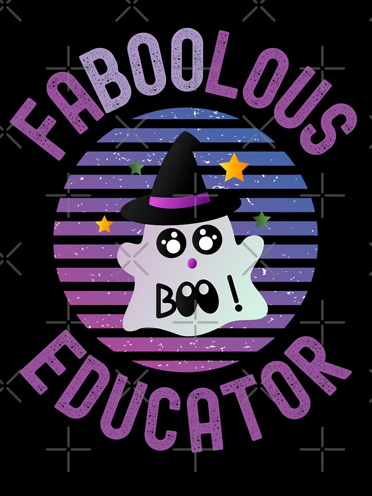 Halloween Teacher - Faboolous Educator - School Halloween Party, Autumn Teacher, Fall Teacher, Halloween Professor by jadedscientist
