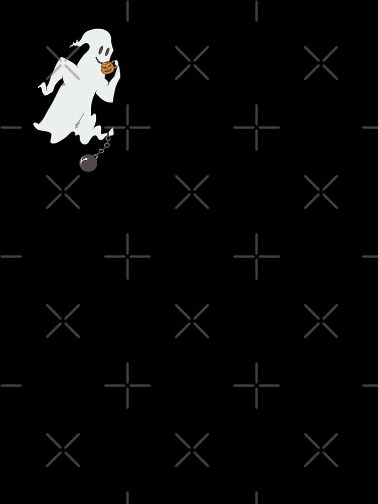 Cute Ghost Drinking Coffee – Funny Halloween Design by TeaAlchemist