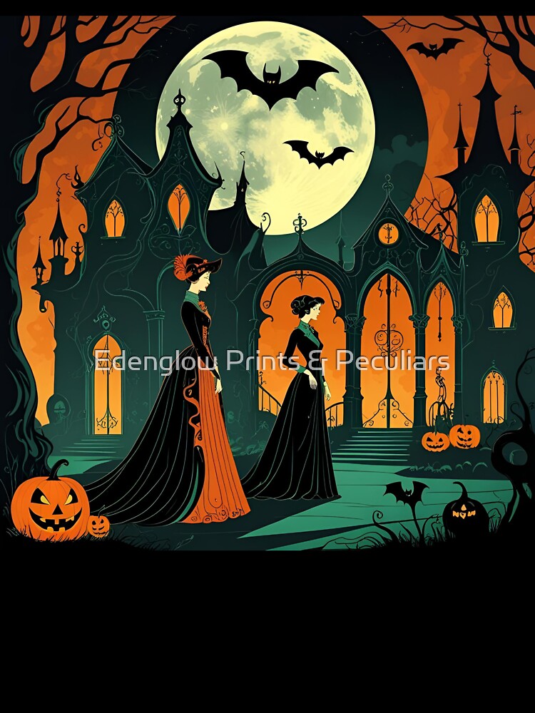 Full Moon Gothic Silhouette by Edenglow Prints & Peculiars