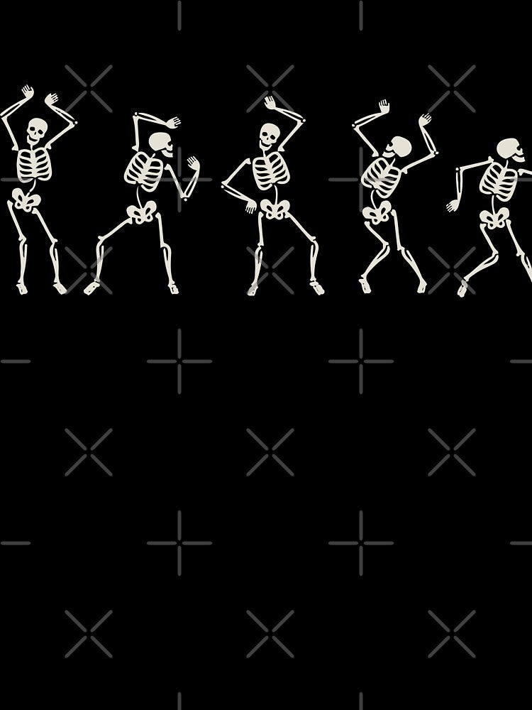 Dancing Skeleton Pattern by SkyAfterDusk