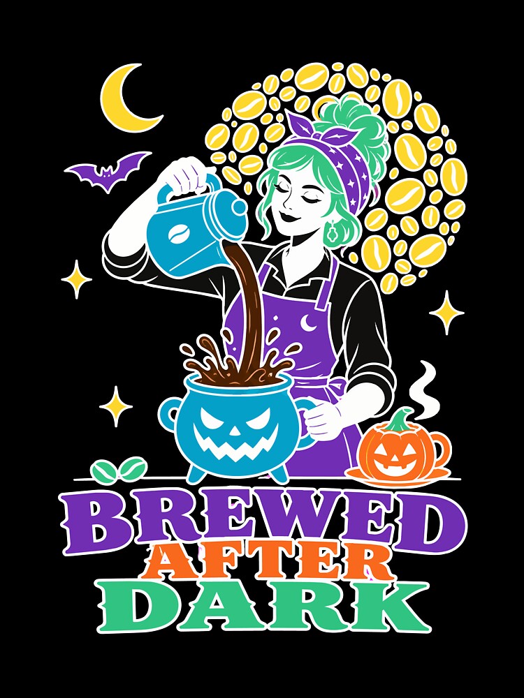 Halloween Barista Coffee | Brewed After Dark Haunted Cafe by Uglyandcute
