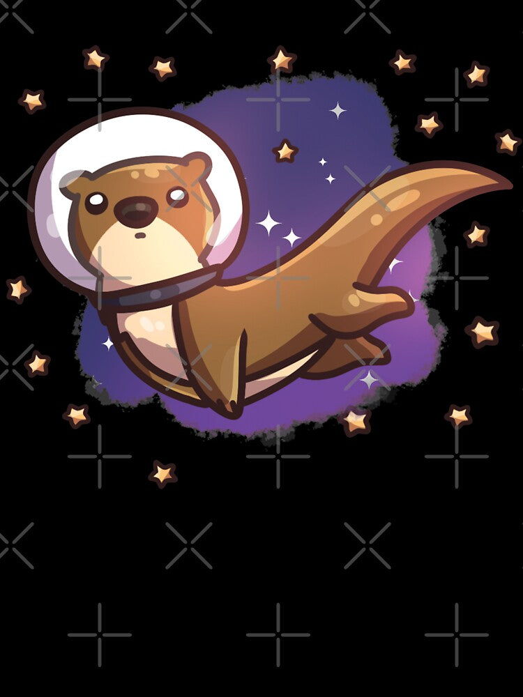 Otter Space Pun Funny Otter Pun Otter Graphic Otter Space by Anazzy