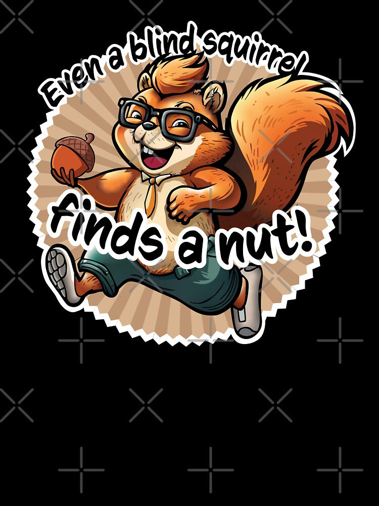Blind Squirrel finds a nut! by SquishyKitkat
