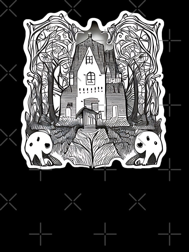 Haunted Mansion Abstract Design by Litheon
