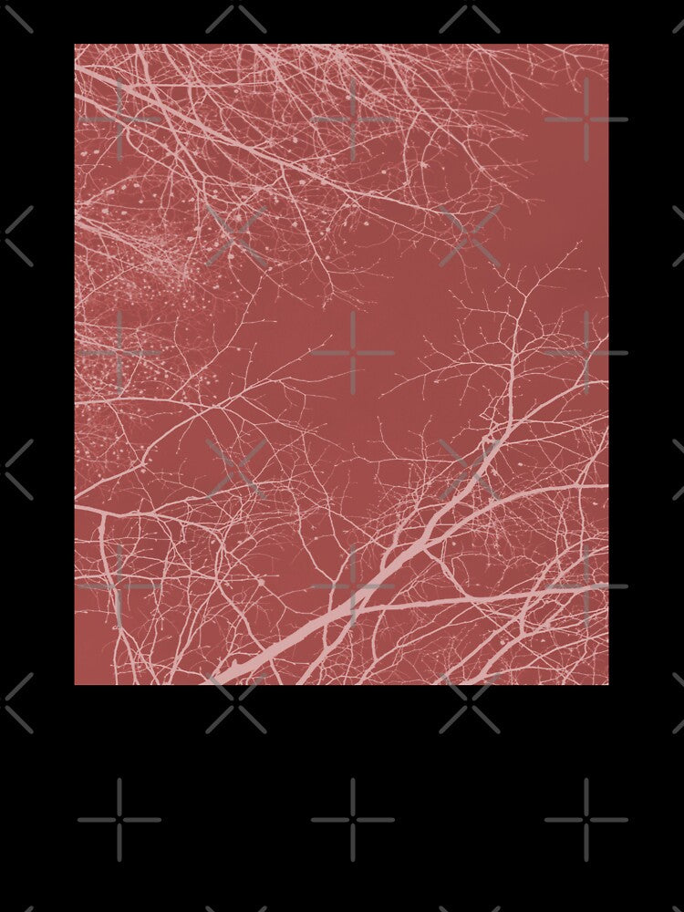 Terracotta Red Tree Branches Minimalist Nature by by-jwp