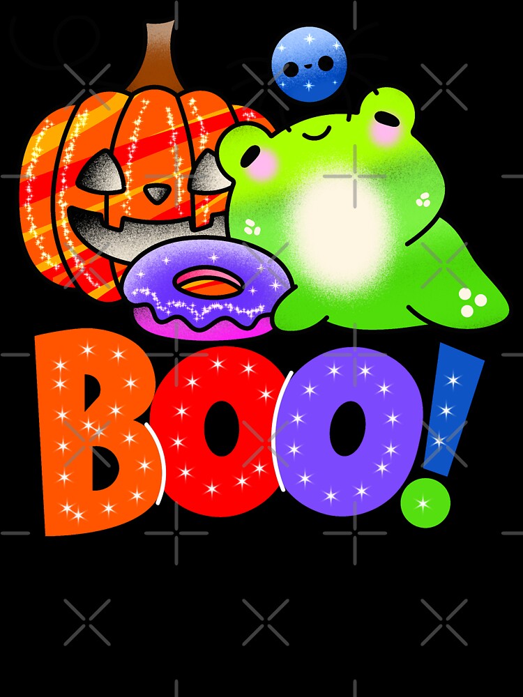 Boo halloween spooky frog by Quacktails