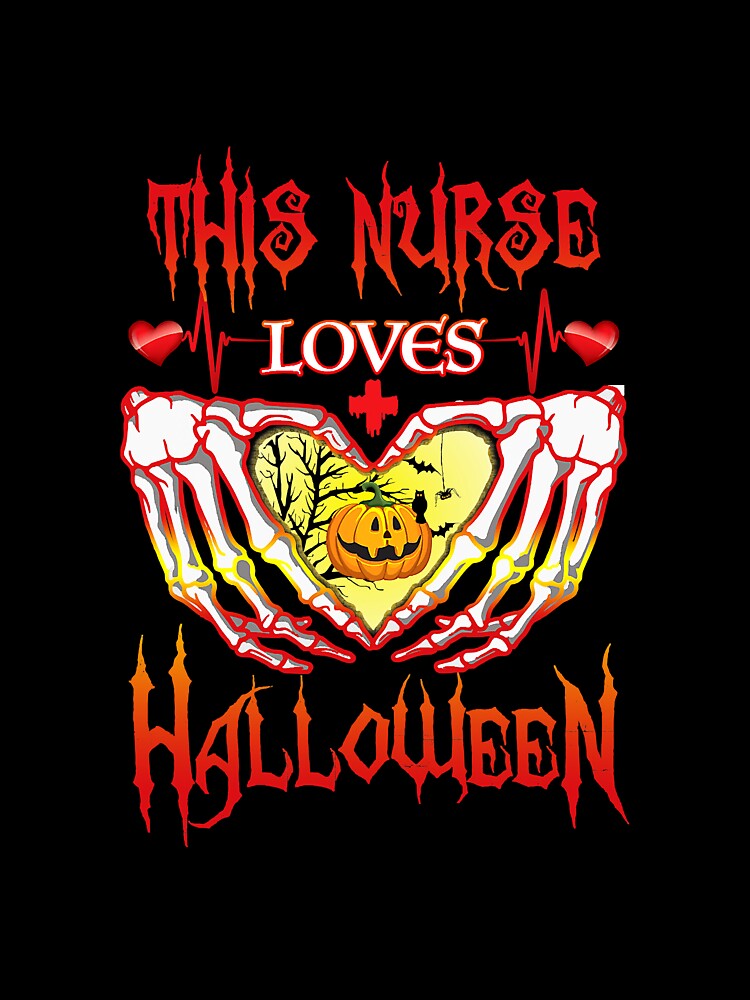 This Nurse Loves Halloween Zombie by YesterDayCheck